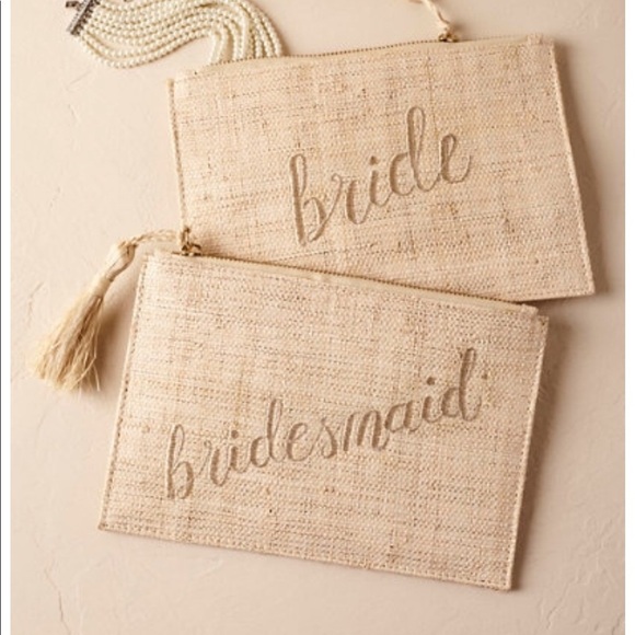 BHLDN bridesmaid clutch NWT 🌟🌟 - Picture 1 of 7